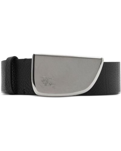 Burberry Shield Leren Riem - Zwart