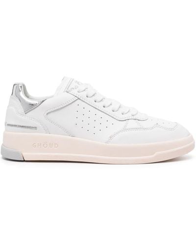 GHŌUD Tweener Leather Sneakers - White