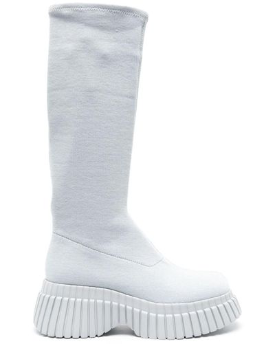 Camper Bcn Knee-length Boots - White