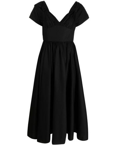 Vivetta Flared Mid-length Dress - Black