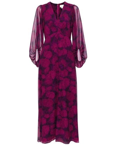 Sachin & Babi Jenny Floral-print Gown - Purple