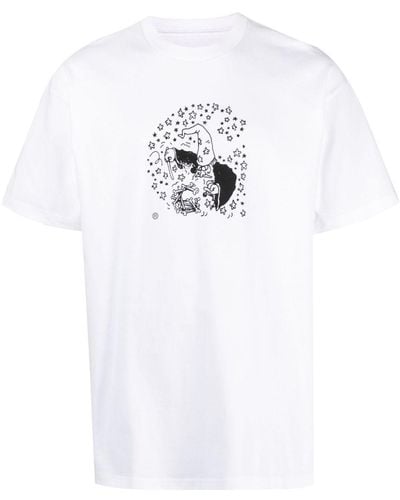 Carhartt T-shirt Hocus Pocus en coton biologique - Blanc