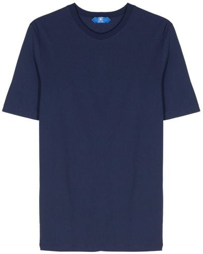 KIRED T-Shirt mit Kuss-Print - Blau