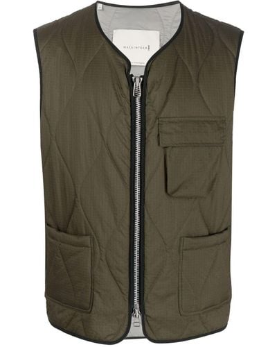 Mackintosh General Quilted Gilet - Green