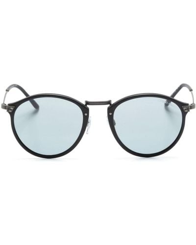 Giorgio Armani Pantos-frame Tortoiseshell Sunglasses - Black