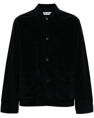 Our Legacy Archieve Box Chenille Jacket - Black