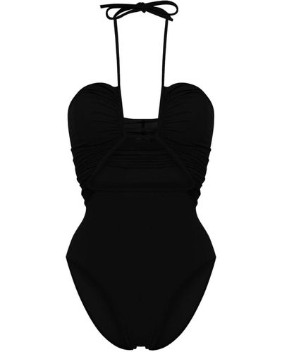 Rick Owens Costume intero con cut-out - Nero