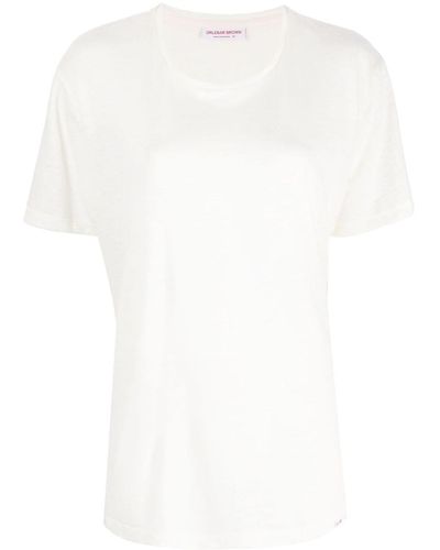 Orlebar Brown Ob-t Linen T-shirt - White