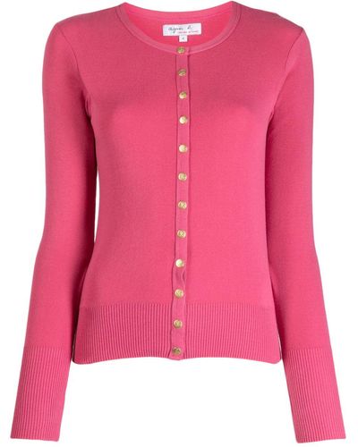 agnès b. Le Petit Cotton Cardigan - Pink