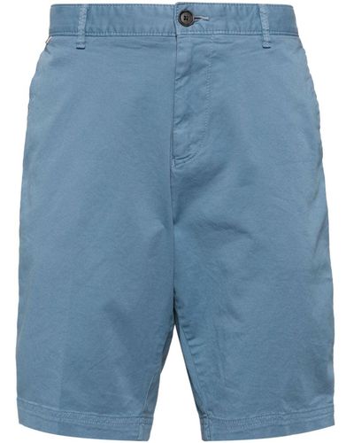 BOSS Logo-tag Bermuda Shorts - Blue