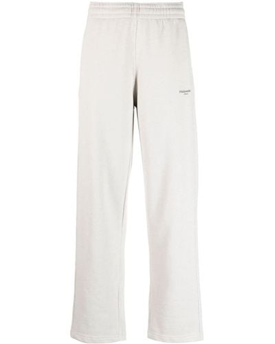 Holzweiler Pantalones elásticos con logo - Blanco
