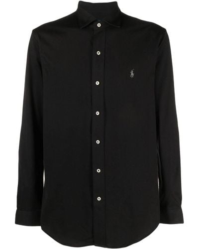 Polo Ralph Lauren Chemise à motif Polo Pony brodé - Noir