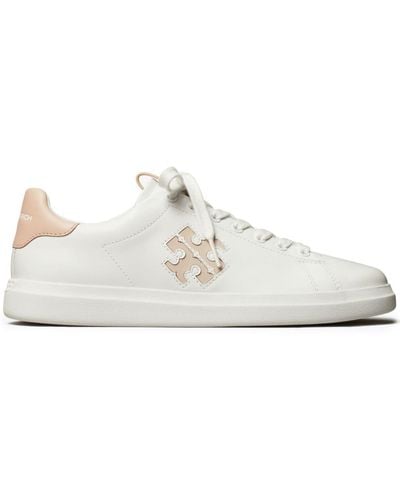 Tory Burch Double T Howell Court Sneakers - Weiß