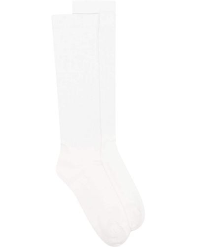 Rick Owens Lido Knee-high Socks - White