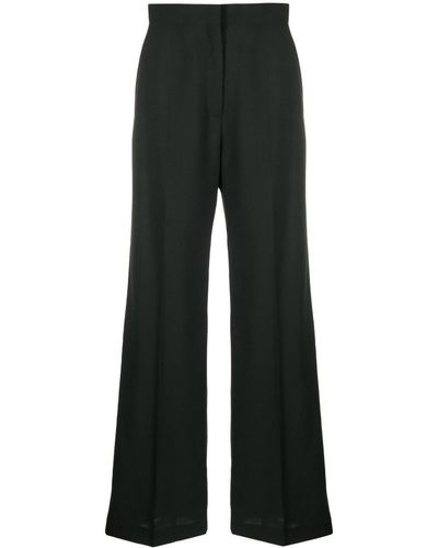 PS by Paul Smith High-waisted Pressed-crease Trousers - Black