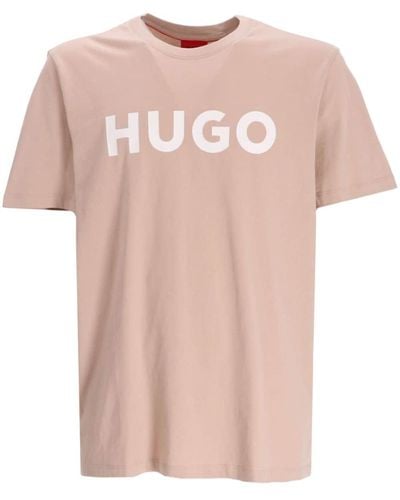 HUGO Camiseta Dulivio - Rosa