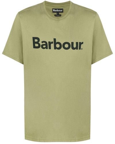 Barbour ロゴ Tシャツ - グリーン