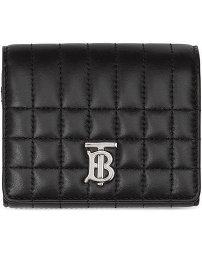Burberry Lola Quilted Leather Wallet - Black