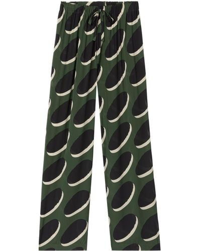 AZ FACTORY Pantalones de pijama con motivo gráfico - Verde