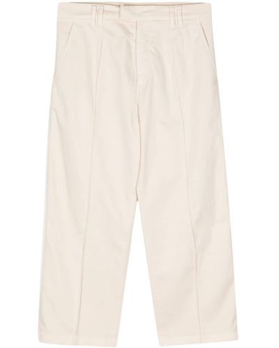 N°21 Straight-leg Cotton Trousers - White