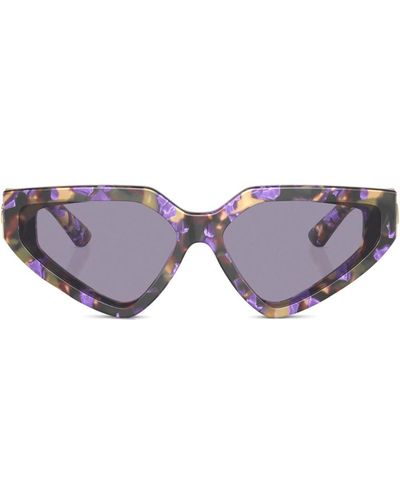 Dolce & Gabbana Precious Cat-eye Sunglasses - Purple