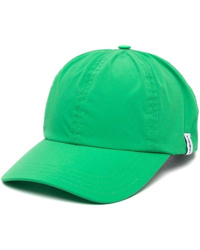 Mackintosh Cappello da baseball con applicazione - Verde