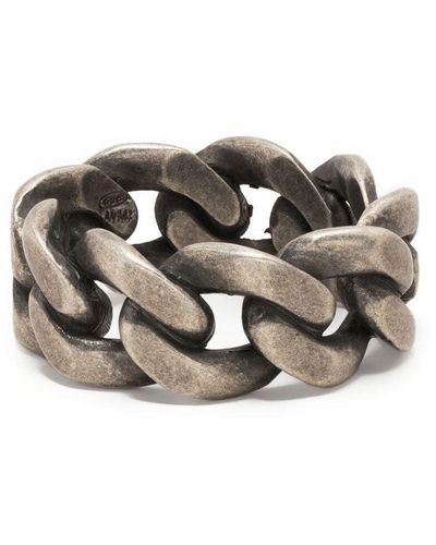Maison Margiela Chain-link Ring - Metallic