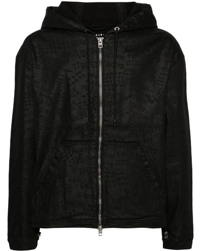 Ksubi Jacquard Hooded Jacket - Black