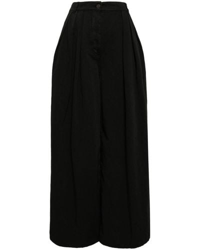 The Row Criselle wide-leg trousers - Negro