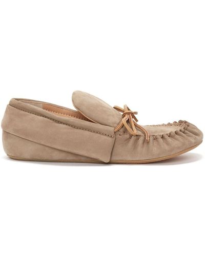 JW Anderson Loafer Flat Shoes - Brown