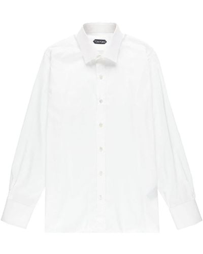 Tom Ford Button-up Overhemd - Wit