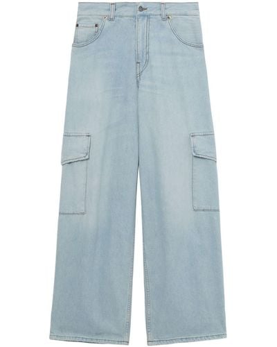 Haikure Wide-leg Jeans - Blue