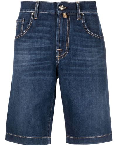 Jacob Cohen Denim Cotton Shorts - Blue