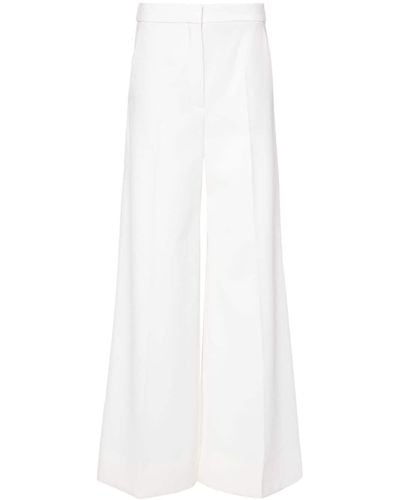 Stella McCartney High-rise Wide-leg Trousers - White