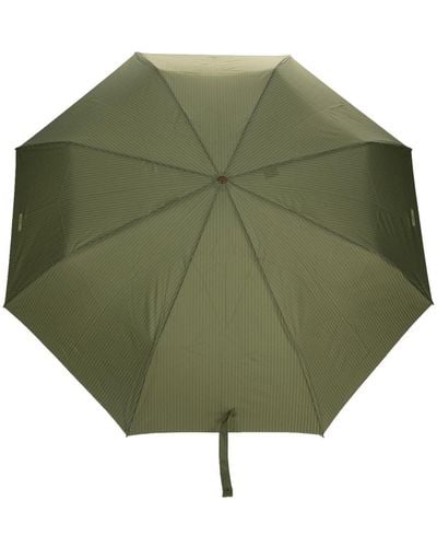 Moschino Logo-print Pinstripe Umbrella - Green