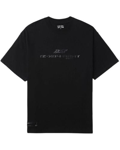 Izzue T-Shirt mit grafischem Print - Schwarz