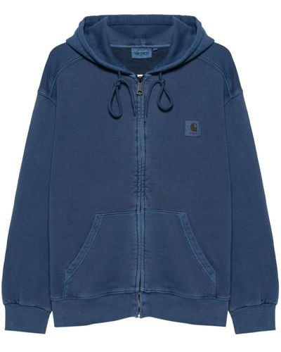 Carhartt Nelson zip-up hoodie - Blau