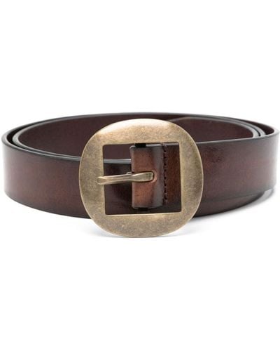 DSquared² Leather Buckle Belt - Brown