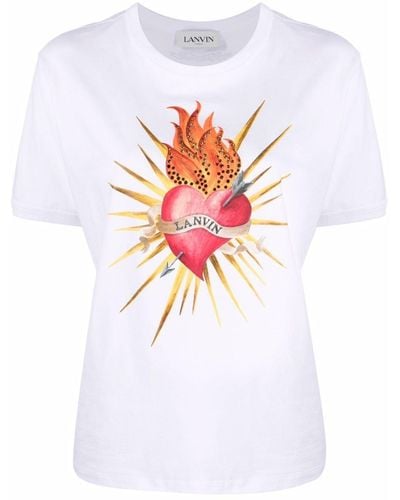 Lanvin Valentine's Day Tシャツ - ホワイト