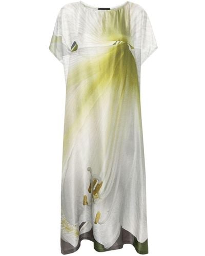 BARBARA BOLOGNA Rochie Kleid mit grafischem Print - Grün