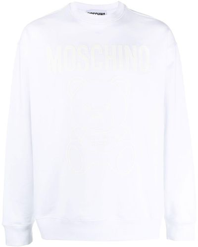 Moschino Herren andere materialien sweatshirt - Weiß