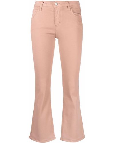 Haikure Cropped Jeans - Roze