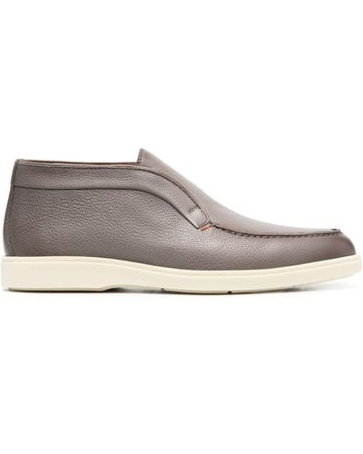Santoni Desert Suede Boots - Gray