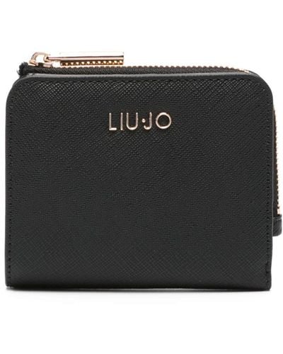 Liu Jo Logo-plaque Bi-fold Wallet - Black