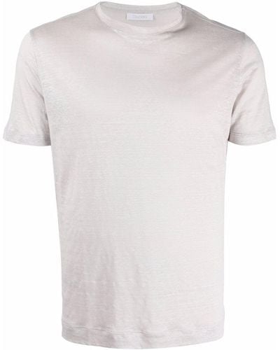 Cruciani Schmales T-Shirt mit rundem Ausschnitt - Mehrfarbig
