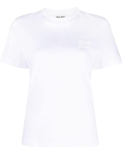 レディース Miu Miu Tシャツが¥80,300〜 | Lyst