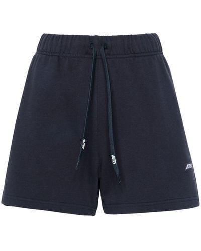 Autry Shorts mit Logo-Patch - Blau