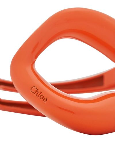 Chloé Kiss Cuff Bracelet - Orange