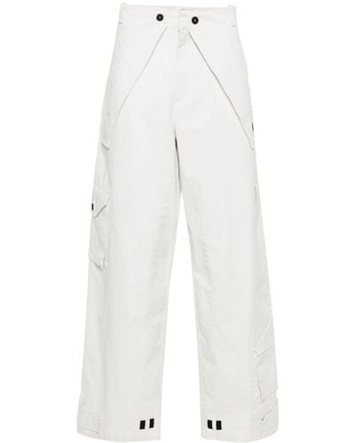 A_COLD_WALL* Pantalon Overlay à poches cargo - Blanc