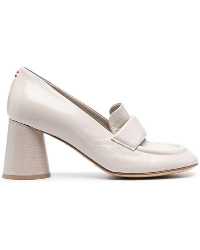 Halmanera Ace23 65mm Leather Court Shoes - White